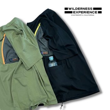 WILDERNESS EXPERIENCE ウィルダネス エクスペリエンス Mountain pocket crew neck マウンテンポケットTシャツ