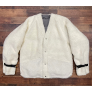 【si/エスアイ】REVERSIBLE BOADNWN CARDIGAN products by TAION（grey×off white）