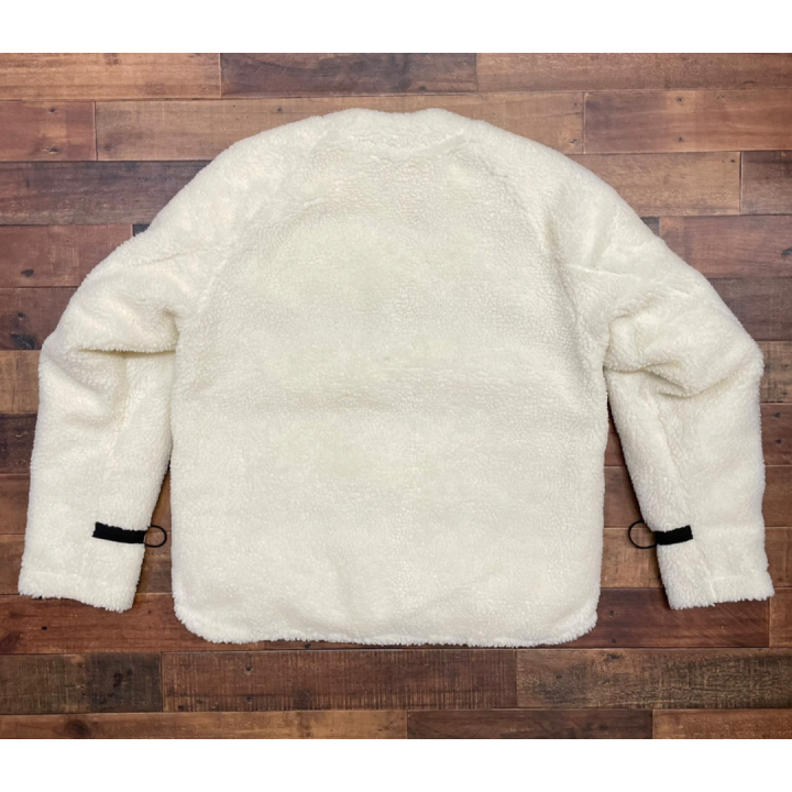 【si/エスアイ】REVERSIBLE BOADNWN CARDIGAN products by TAION（grey×off white）