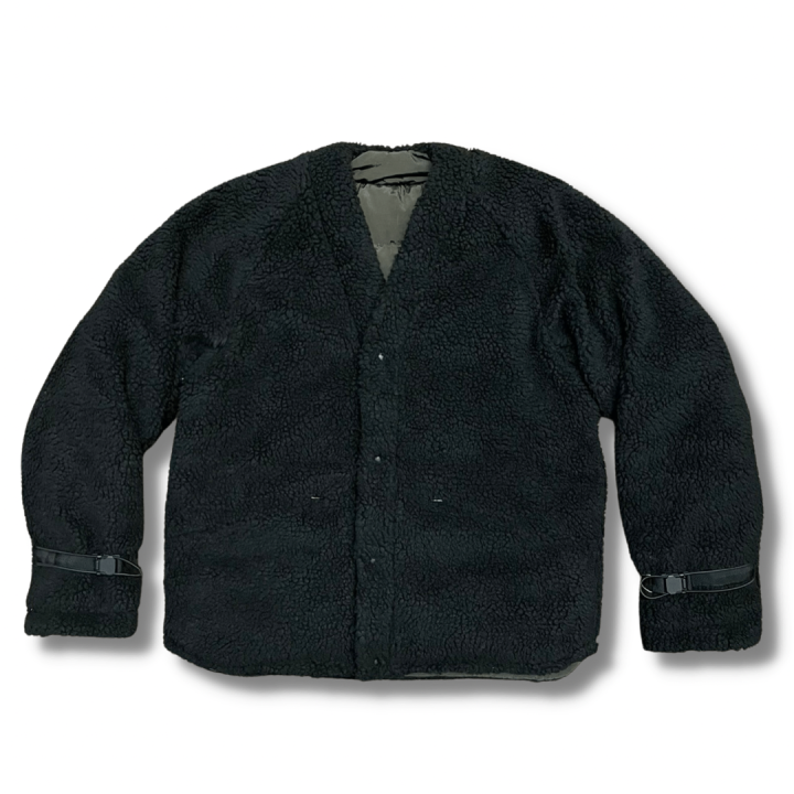 【si/エスアイ】REVERSIBLE BOADNWN CARDIGAN products by TAION  （khaki×black）