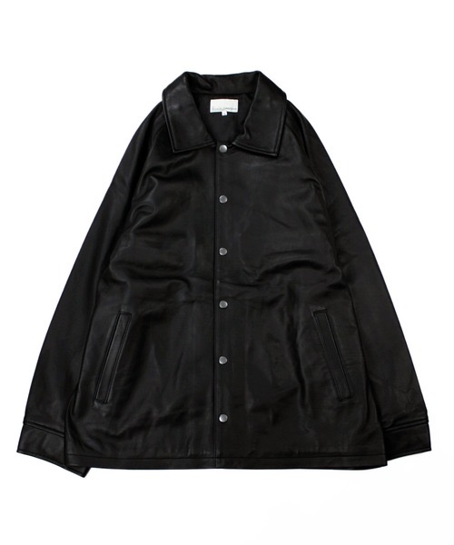 【Universal Style Wear】ボールド ジャケット（black）　ラムレザー