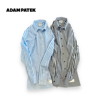 【ADAM PATEK】switching stripe shirt