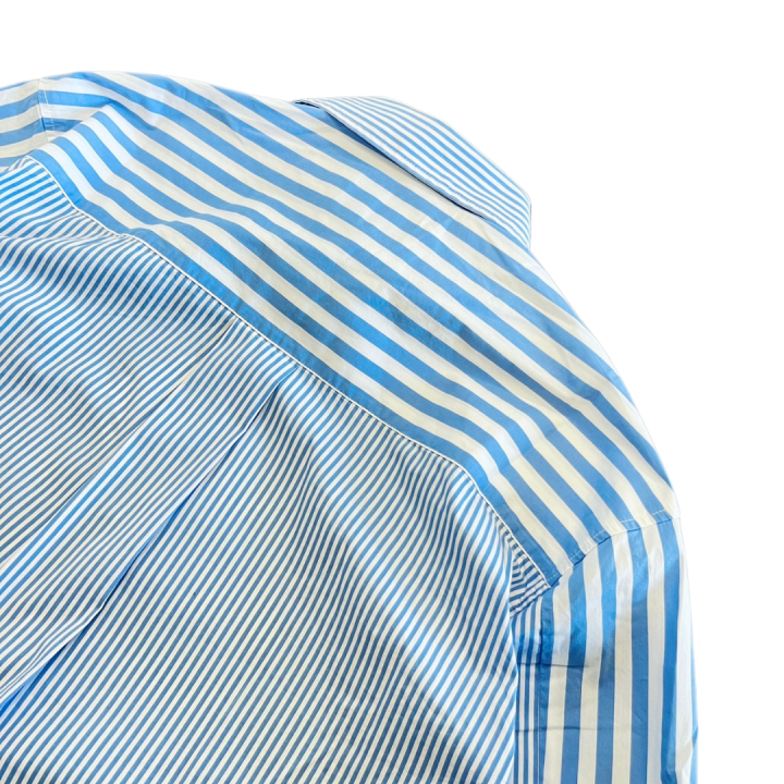 【ADAM PATEK】switching stripe shirt