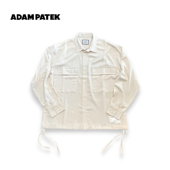 【ADAM PATEK】drape looose shirt