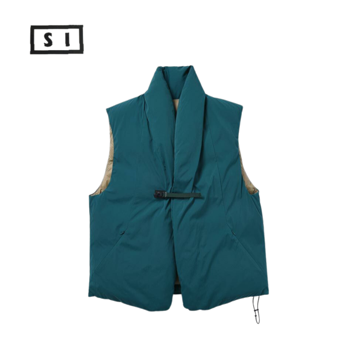 【Si /エスアイ】PUFFER DOWN VEST #007 forest green