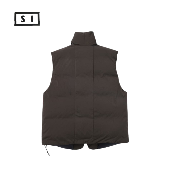 【Si /エスアイ】PUFFER DOWN VEST #004 coyote brown
