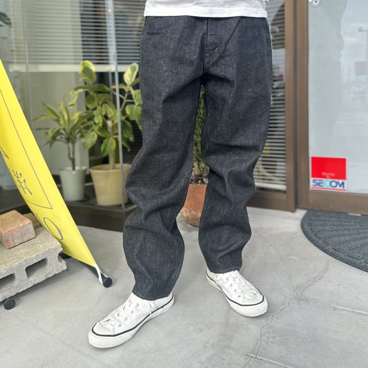 【Sanca】BLACK DENIM BALLOON FIT 5POCKET PANTS (S23FPT12)