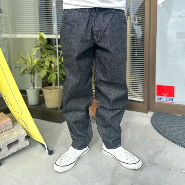 【Sanca】BLACK DENIM BALLOON FIT 5POCKET PANTS (S23FPT12)