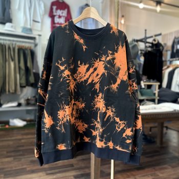 【 ATELANE 】TIE DYE CREW NECK SWEATSHIRT