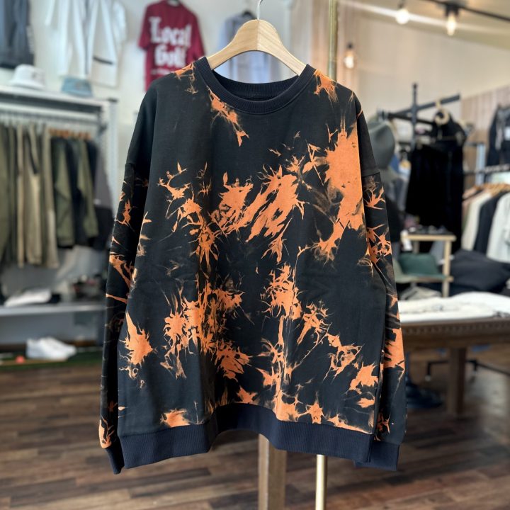 【 ATELANE 】TIE DYE CREW NECK SWEATSHIRT