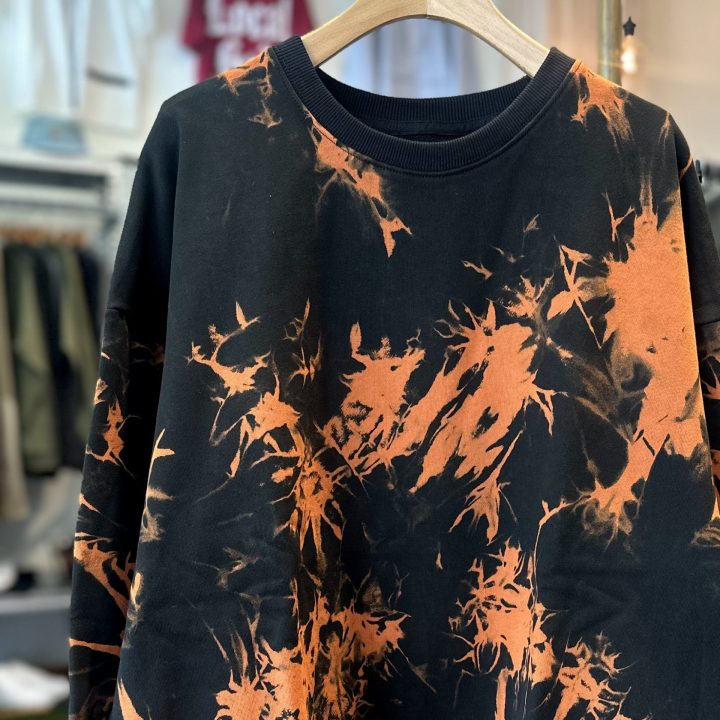 【 ATELANE 】TIE DYE CREW NECK SWEATSHIRT