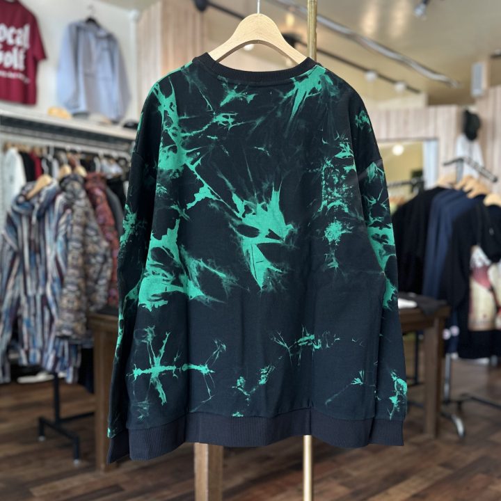 【 ATELANE 】TIE DYE CREW NECK SWEATSHIRT