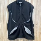 【 WE_AVE 】Zip & mesh high neck vest（643100）