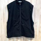 【 WE_AVE 】Zip & mesh high neck vest（643100）